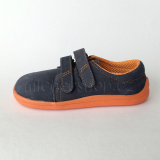 Beda Barefoot Blue Mandarine nízká kožená obuv