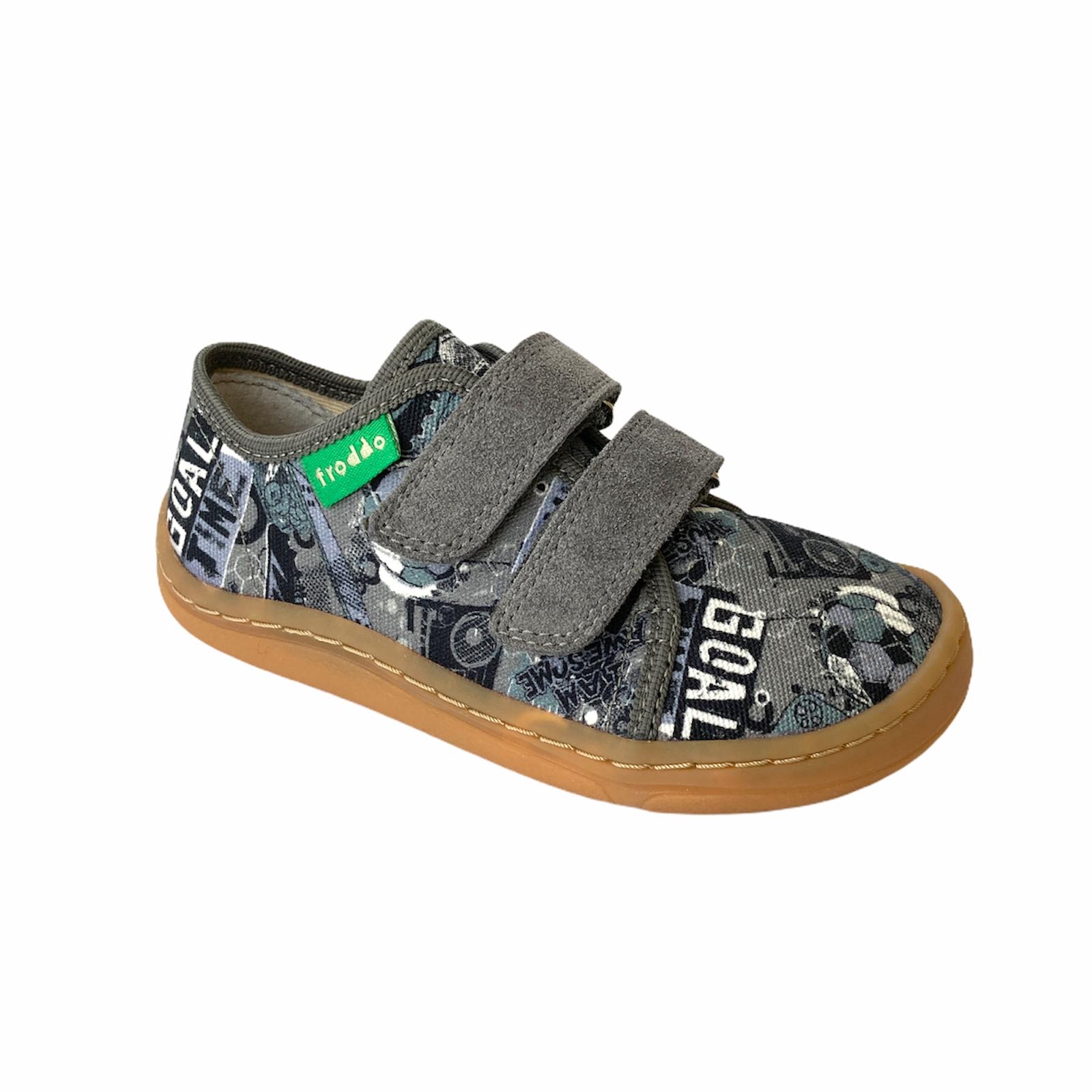 Froddo Barefoot Plátěné Tenisky Grey vel. 23