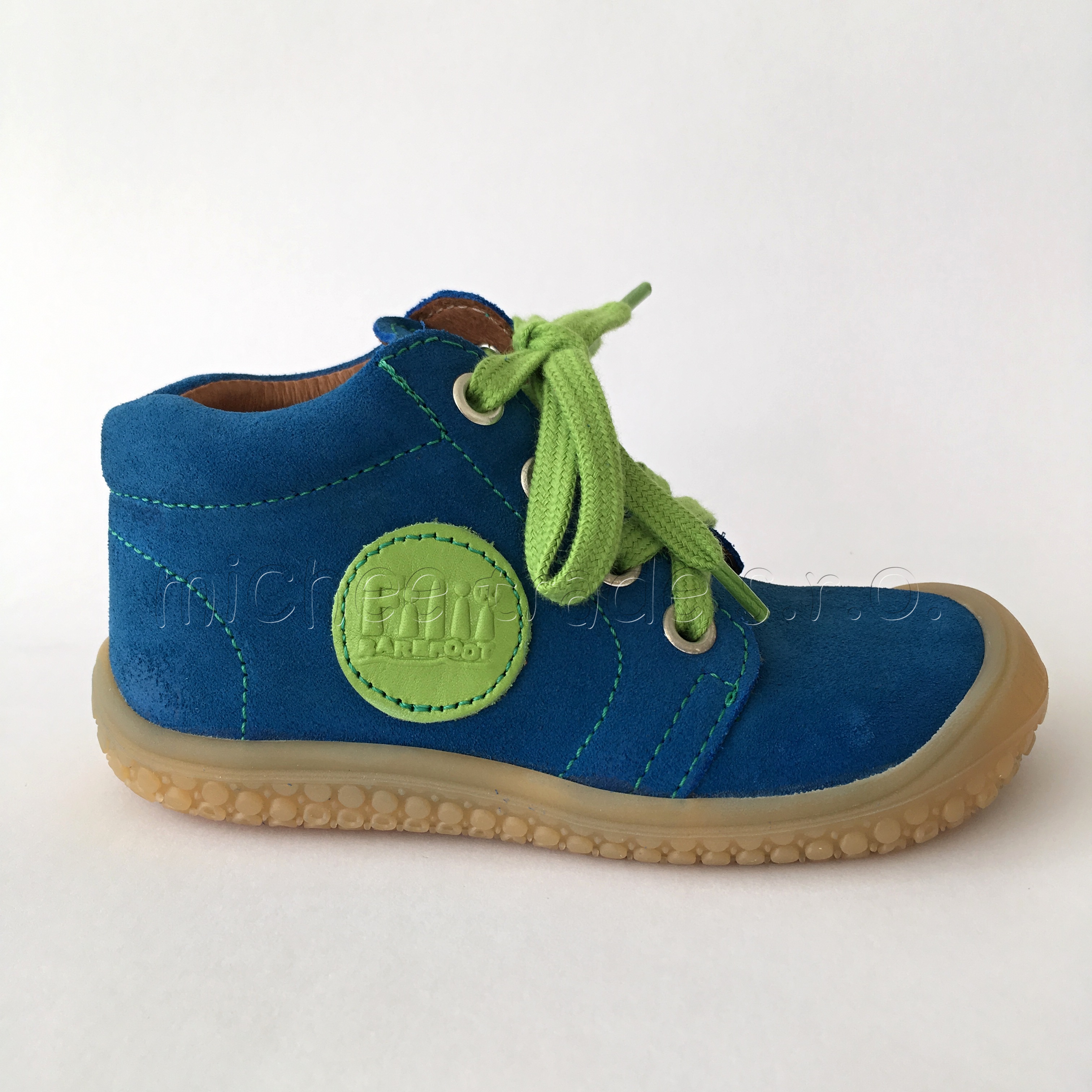 Filii Schnurer royalblue/apple/Velours