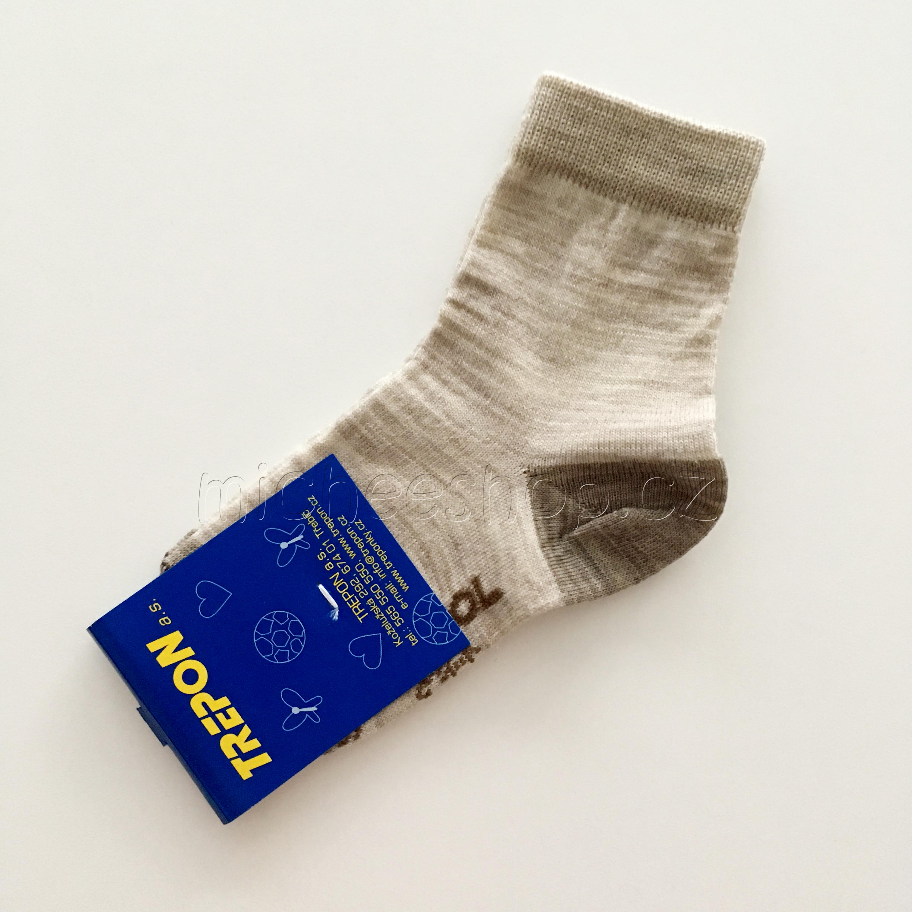 Dětské vlněné ponožky Vlnka 24-25