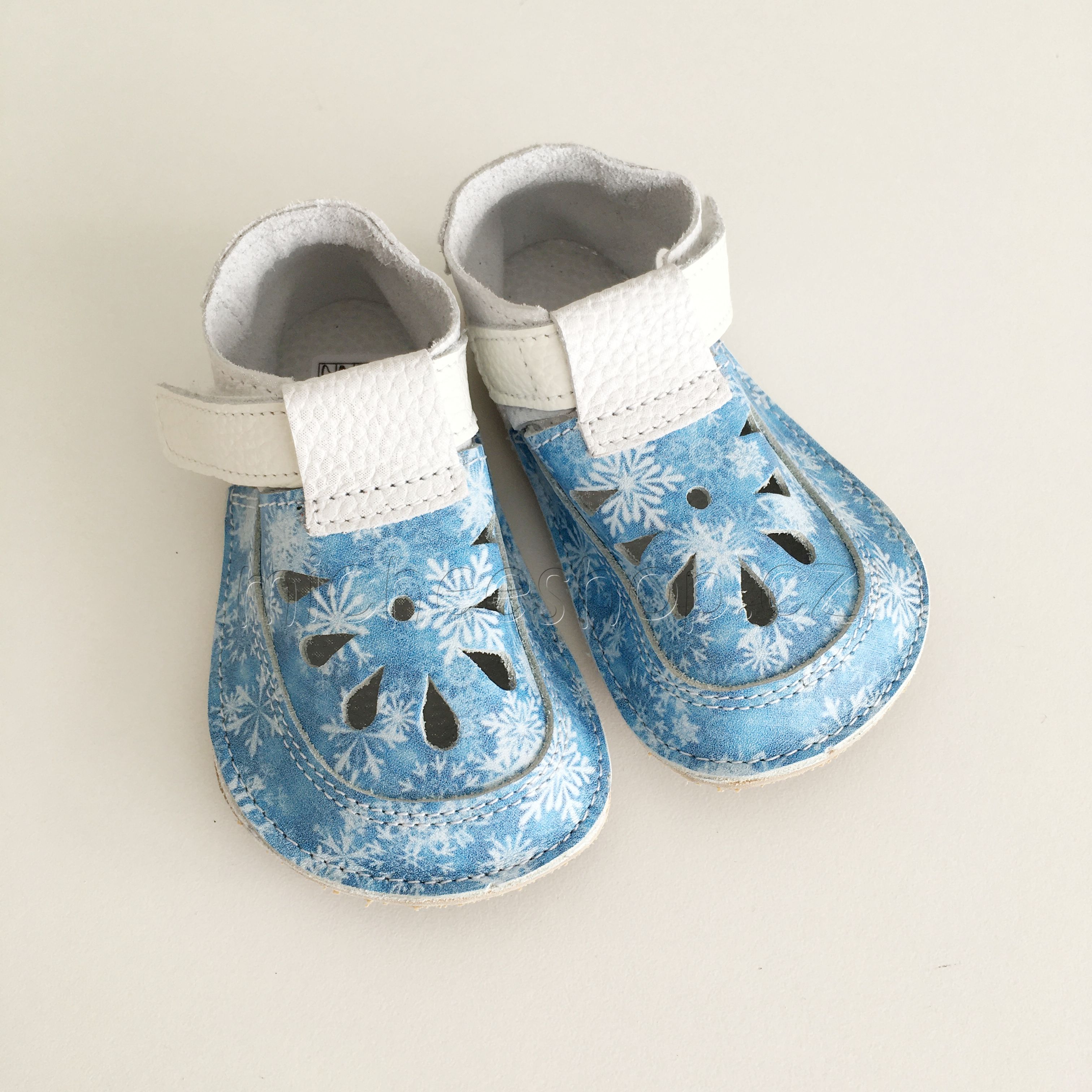 Baby Bare Shoes IO Snowflakes - TOP STITCH Sandals