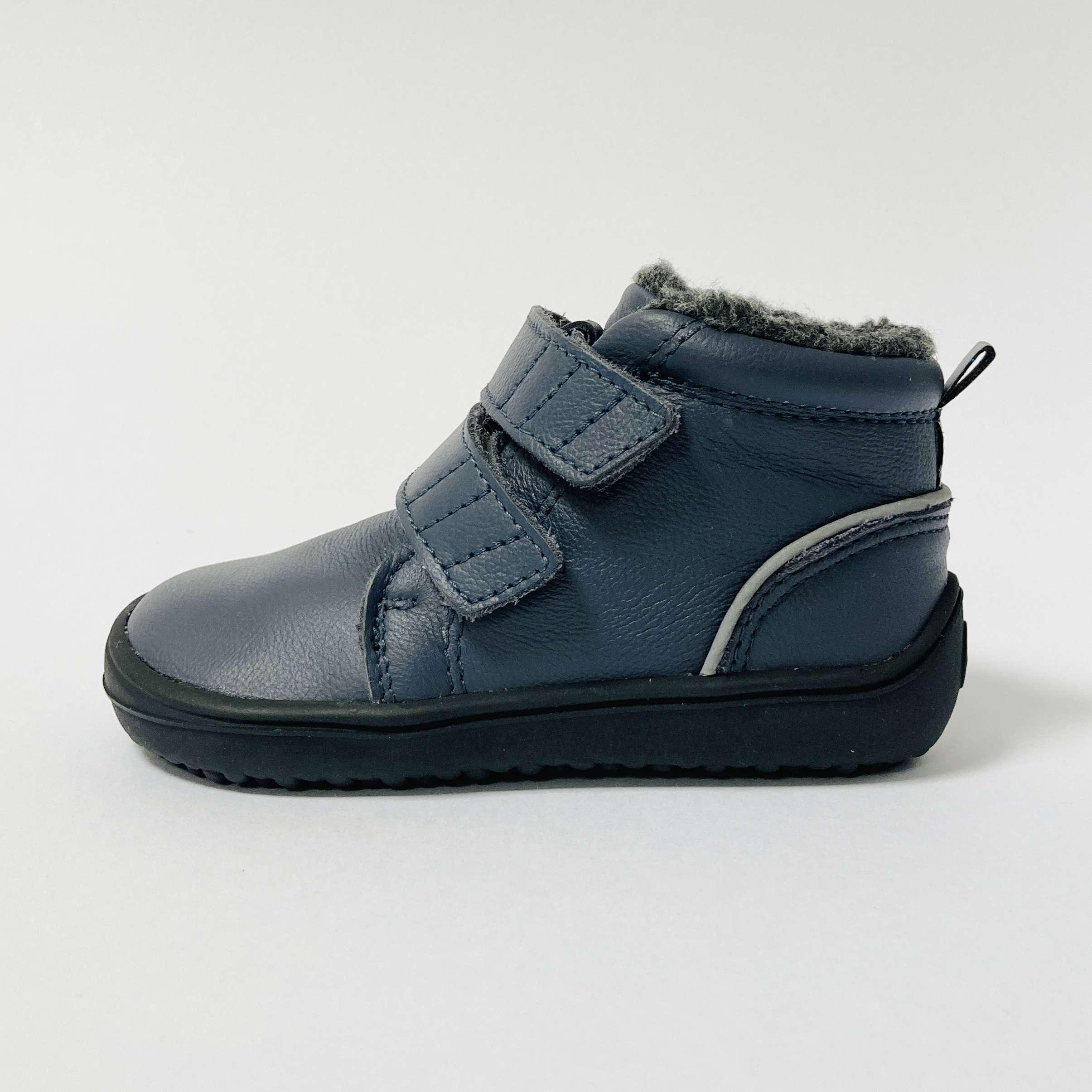 Dětské zimní barefoot boty Be Lenka Penguin - Charcoal vel. 25