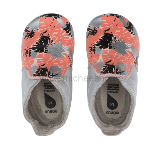 Capáčky Bobux Soft Sole Silver Habitat