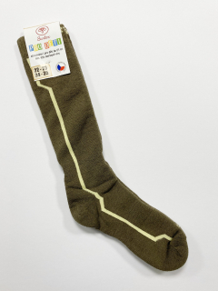 Surtex froté dětské merino podkolenky khaki