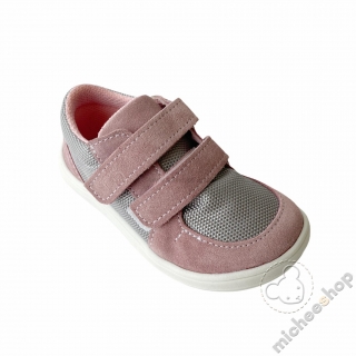 Baby Bare Shoes Febo Sneakers Grey/Pink