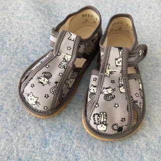 Přezůvky Baby Bare Shoes Grey cat